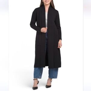 Max Sport Black Knit Long Cardigan Sweater
NWOT